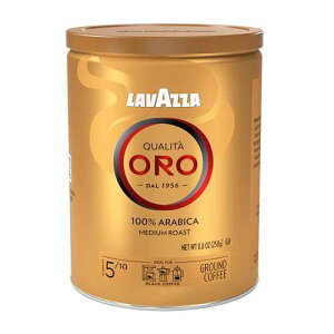 Lavazza Qualita Oro Ground Coffee, Medium Roast, 100% Arabica, 8.8 oz Tin (Pack of 4)