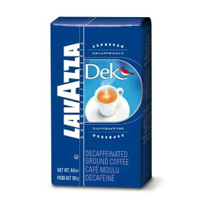 Lavazza Dek �O���E���h�R�[�q�[�u�����h�A�J�t�F�C�����X�_�[�N�G�X�v���b�\���[�X�g�A8.8�I���X�o�b�O Lavazza Dek Ground Coffee Blend, Decaffeinated Dark Espresso Roast, 8.8-Ounce Bag