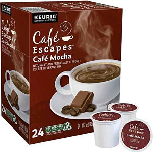 Cafe Escapes Cafe Escapes Single-Serve Coffee K-Cup Pods, Cafe Mocha, Carton Of 24
