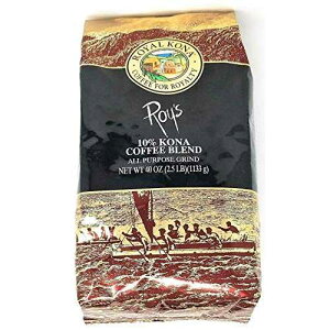 Royal Kona Coffee Roy's Signature Series (All Purpose Grind) - 2.5 lbs ROYAL KONA COFFEE FOR ROYALTY Royal Kona Coffee Roy's Signature Series (All Purpose Grind) - 2.5 lbs