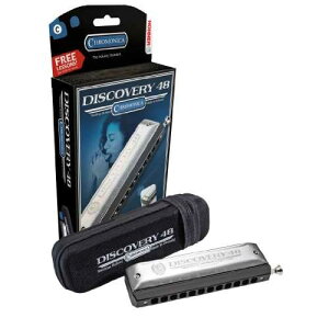 Hohner Accordions 7542BX-C Discovery 48 Harmonica, Silver (7542BX-C)