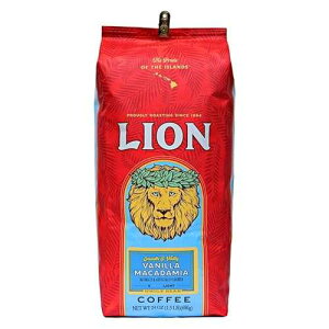 ??? ??, ???? ?? ??, ??? ??? ? ?? ??, ??? ????? ??, ???? ?, 24 ?? ? Lion Coffee, Arabica Coffee Beans, Light Roast Whole Bean Coffee, Vanilla Macadamia Flavor, A Taste of