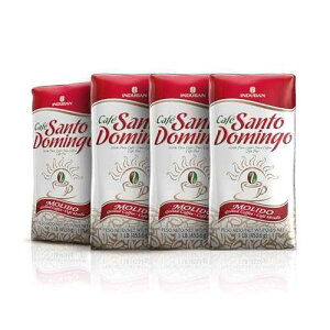 Cafe Santo Domingo, 453g ??, ?? ??, ??? ??? - ???? ??? ?? (4? ?) Cafe Santo Domingo INDUBAN Cafe Santo Domingo, 16 oz Bag, Ground Coffee, Medium Roast - Product from the Dominican Republi