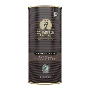 Scharffen Berger �V�R�����R�R�A�p�E�_�[�A6�I���X Scharffen Berger Natural Unsweetened Cocoa Powder, 6 oz