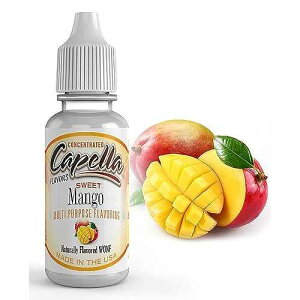�J�y�� �t���[�o�[ �h���b�v�X �X�C�[�g �}���S�[ �R���Z���g���[�g 13ml Capella Flavor Drops Sweet Mango Concentrate 13ml