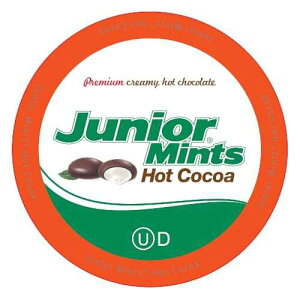 Tootsie Roll Junior Mints Hot Chocolate Pods, Mint Chocolate Flavor, Compatible with Keurig K-Cup Brewers, 40 Count - Chocolatey Peppermint Cocoa
