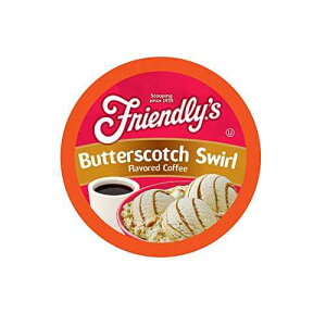 Friendly's Coffee Pods Ice Cream Flavored Coffee for Keurig K Cup Brewers, Butterscotch Swirl, 40 Count (Pack of 1)