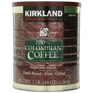 �J�[�N�����h �V�O�l�`���[ 100% �R�����r�A �R�[�q�[�A3 �|���h Kirkland Signature 100% Colombian Coffee, 3 Pound