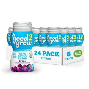 ????? ??? ?? ?? ?? 177.44ml BPA-?? ?? ? 24? ?, ? GMO ? USDA ??? ??, ?? 75% ??. ?? ?? ?? ??? (24? ?) good2grow Organic Grape Flavored Juice for Kids - Grape Juice Bottles