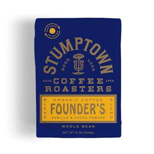 ????? ?? ????, ???? ??? - ??? ? ?? ?? - 12 ?? ?, ??? ? ??? ??? ?? ?? Stumptown Coffee Roasters, Founder's Blend - Organic Whole Bean Coffee - 12 Ounce Bag, Flavor Notes of