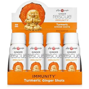 ? ?? ?? ?? ??? ?? ?, ??? ?? 710ml (12?) The Ginger People Ginger Rescue Turmeric Shots - Immunity Boosting, Caffeine Free Energy, Digestive Heath, Turmeric, 2 Fl Oz (Pack of 12)