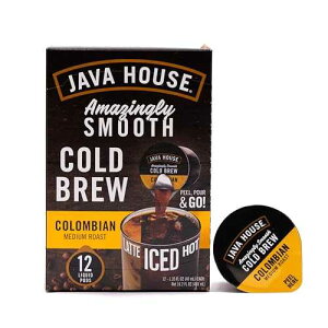 39.9ml (12?), ????, ?? ??? ?? ?? ?? ??? ?? ?? ?? ? - ?? 39.9ml (????, 12??) Java House Single-Serve Cold Brew Coffee Pods ? Premium 100% Arabica Liquid Concentrate ? Smooth & B