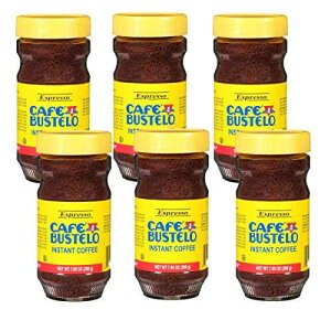 Cafe Bustelo �G�X�v���b�\�X�^�C�� �C���X�^���g�R�[�q�[�A7.05 �I���X�A6 �p�b�N Cafe Bustelo Cafe Bustelo Espresso Style Instant Coffee, 7.05 Ounce, Pack of 6