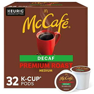 McCafe Keurig �V���O���T�[�u K �J�b�v �|�b�h�A�v���~�A�� ���[�X�g �f�J�t�F�A32 �� McCafe Keurig Single Serve K-Cup Pods, Premium Roast Decaf, 32 Count