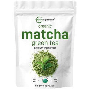???? ?????? ??? ?? ?? ???, ? ??, ??? ?? ??, 100% ?? & ??, ?, ??, ???? ??, ?GMO, ???, ??? ??, 454?? Micro Ingredients Organic Matcha Green Tea Powder, First