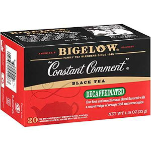?elow ???? ???? ??? ??, 20?? (6?), ? 120 ?? Bigelow Tea Bigelow Decaffeinated Constant Comment Black Tea Bags, 20 Count Box (Pack of 6) Decaf Black Tea, 120 Tea Bags Total