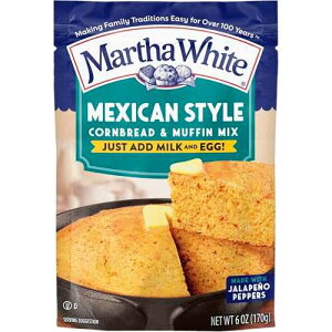 Martha White Mexican Style Cornbread and Muffin Mix, 6 Ounce (Pack of 12)