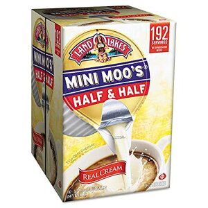 Land O Lakes Mini Moos Creamer Half & Half Cups 192Count 54 Fl Oz (Pack May Vary), Individual Shelf-Stable Half & Half Pods for Coffee Tea Hot Chocolate, Made With Real Cream