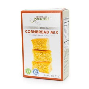 Sweet Corn Gluten-Free Cornbread Mix | Moist & Flavorful | Loaf or Muffins | Certified Gluten Free by Heartland Gourmet
