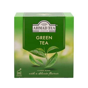 Ahmad Tea �Β��A�Β��e�B�[�o�b�O 100 �J���b�g - �J�t�F�C������A�����s�g�p Ahmad Tea Green Tea, Green Tea Teabags 100 ct - Caffeinated & Sugar-Free