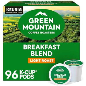?? ??? ?? ???? ????? ??? ?? ?? ??? K-? ??, ??? ??? ??, 24?? (4? ?) Green Mountain Coffee Roasters Breakfast Blend Single-Serve Keurig K-Cup Pods, Light Roast Coffee, 96 Count