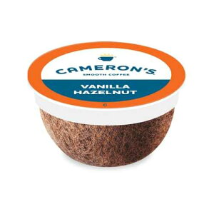 Cameron's Coffee �V���O���T�[�u�|�b�h�A�t���[�o�[�t���A�o�j���w�[�[���i�b�c�A12 �� (1 �p�b�N) Cameron's Coffee Single Serve Pods, Flavored, Vanilla Hazelnut, 12 Count (Pack of 1)