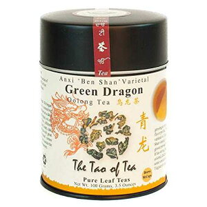 The Tao of Tea�A�O���[���h���S���E�[�������A���[�Y���[�t�A3.5�I���X�� The Tao of Tea, Green Dragon Oolong Tea, Loose Leaf, 3.5 Ounce Tin