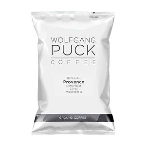Wolfgang Puck Coffee, Provence French Roast, 2.5 ounce Portion Packs (makes 8-10 cups) (Pack of 18)