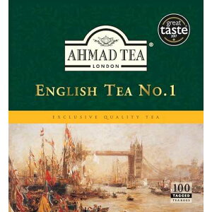 ??? ? ??, ???? ? No.1 ??, 100? - ??? ?? & ??? Ahmad Tea English Tea No.1 Tagged Teabags, 100 Count,3922-1
