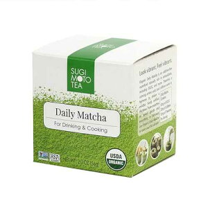 SUGIMOTO TEA Japanese Organic Matcha Green Tea Powder 2.0 oz (57 g) Daily Drinking, Latte, Cooking, Culinary
