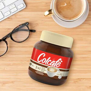 COLCAFE Colcaf 3-in-1 Coffee Mix Jar Coffee, Cream & Sugar in a Delicious Cup Cholesterol Free 100% Colombian Coffee 13.4 Ounce (Pack of 1)
