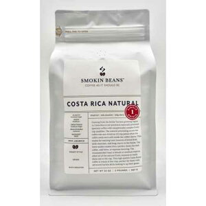 Smokin Beans 2-Pound Costa Rica Tarrazu Freshly Roasted Coffee, Natural Processing, Medium Roast, Premium Whole Bean Specialty Coffee