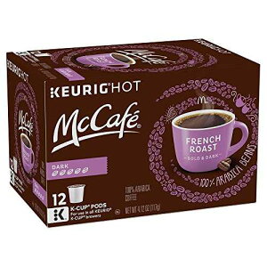 McCafe �t�����` �_�[�N���[�X�g K �J�b�v �R�[�q�[ �|�b�h (12 �|�b�h) McCafe McCafe French Dark Roast K-Cup Coffee Pods (12 Pods)