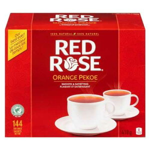 Red Rose Orange Pekoe Tea 418g Box/144 Tea Bags (Imported from Canada)