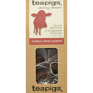 Teapigs Rooibos Creme Caramel Tea Bags Made With Whole Leaves (6 Packs of 15 Tea bags)