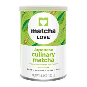 Matcha Love Culinary ���� 3.5 �I���X �ׂ������ӂ����Β��t�A�a�������p�E�_�[ Matcha Love Culinary Matcha 3.5 Ounce Finely Milled Green Tea Leaves, Japanese Style Matcha Powder