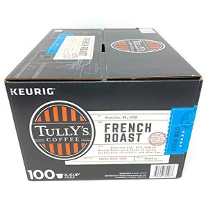 �^���[�Y �t�����` ���[�X�g K �J�b�v �|�b�h (�e 0.4 �I���X�A100 ��) Tully's French Roast K-Cup Pods (0.4 oz. ea., 100 ct.)