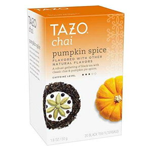 �^�] �`���C �p���v�L�� �X�p�C�X �e�B�[ 20 ct (1 �p�b�N) Tazo Chai Pumpkin Spice Tea 20 ct (pack of 1)