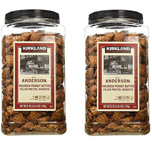 �J�[�N�����h �V�O�l�`���[ �s�[�i�b�c�o�^�[ �v���b�c�F���A2 �p�b�N (52 �I���X) Kirkland Signature Peanut Butter Pretzel, 2 Pack(52 Ounce)