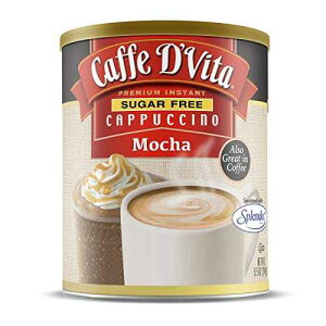 ?? ? ?? ??? ?? ???? - ???? ?? ??? ??, ??? ??, ??????, ?????, ??????, 99% ???? - 240.97g ? Caffe D'Vita Sugar Free Mocha Cappuccino - Instant Coffee Powder Mix, Glu