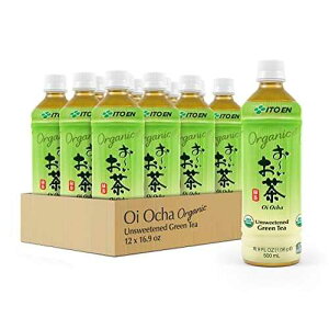 Ito En Organic Oi Ocha Unsweetened Green Tea, 16.9 Ounce (Pack of 12), Zero Calories
