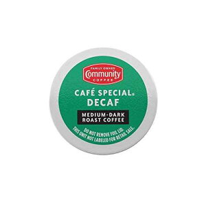 ???? ?? ?? ??? ???? ?? ??, ?? ???, ????, 24?? Community Coffee Cafe Special Decaf Medium Dark Roast Single Serve K-Cup Compatible Coffee Pods, Box of 24 Pods