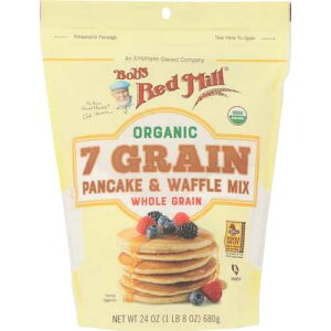 Bob's Red Mill �I�[�K�j�b�N 7 �����p���P�[�L & ���b�t�� �~�b�N�X 24 �I���X (2 �p�b�N) - �}���`�O���C�� �I�[�K�j�b�N �p���P�[�L�ƃ��b�t�� �~�b�N�X - �_�u���p�b�N �p���P�[�L�ƃ��b�t�� �~
