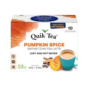 ?? ?? ???? ?? ? ?? ? 10??, ??? ?? ???? ?, ????? ????, ????, ??? ? ??? ?? ?? Quik Tea QuikTea Pumpkin Spice Chai Tea Latte ? 10 Count, Bold Pumpkin Spice Flavor, Na