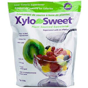 ???? ?????? ?GMO ???? ??? - ?? ??? ?? ???, ??, 2.27kg ?? (1? ??) Xlear XyloSweet Plant Sourced Xylitol Sweetener - Pure Natural Sugar Substitute, Granules, Non-GMO, Gluten-Free, 5 Po