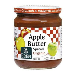 ?? ??? ?? ?? ????, ???, ??? ??, ?? ??? ??, 17?? ??? Eden Organic Apple Butter Spread, No Sugar Added, Great Lakes Apples, Slow Kettle Simmered, 17 oz Glass Jar (1-Pack)