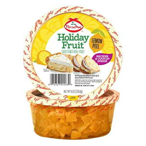 Paradise Diced Lemon Peel, 8 Ounce (Pack of 1)