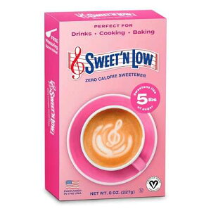 Sweet'N Low Zero Calorie Bulk Sweetener, 8 oz. Box, Granulated Sugar Substitute for Baking, Coffee, Tea and More, Kosher & Gluten Free, Low Glycemic Index
