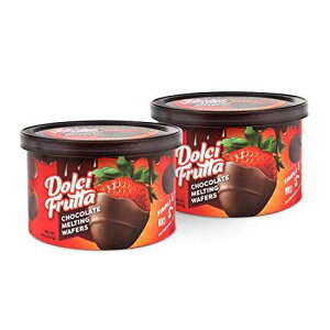 SACO Dolci Frutta Chocolate Melting Wafers, 8 ounce (Pack of 2) Simply Microwave, Dip & Done! Always Gluten-Free and Nut-Free