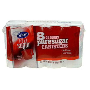N' Joy Sugar Canisters (8 Pack 22 OZ), 176 Ounce N'Joy N' Joy Sugar Canisters (8 Pack 22 OZ), 176 Ounce